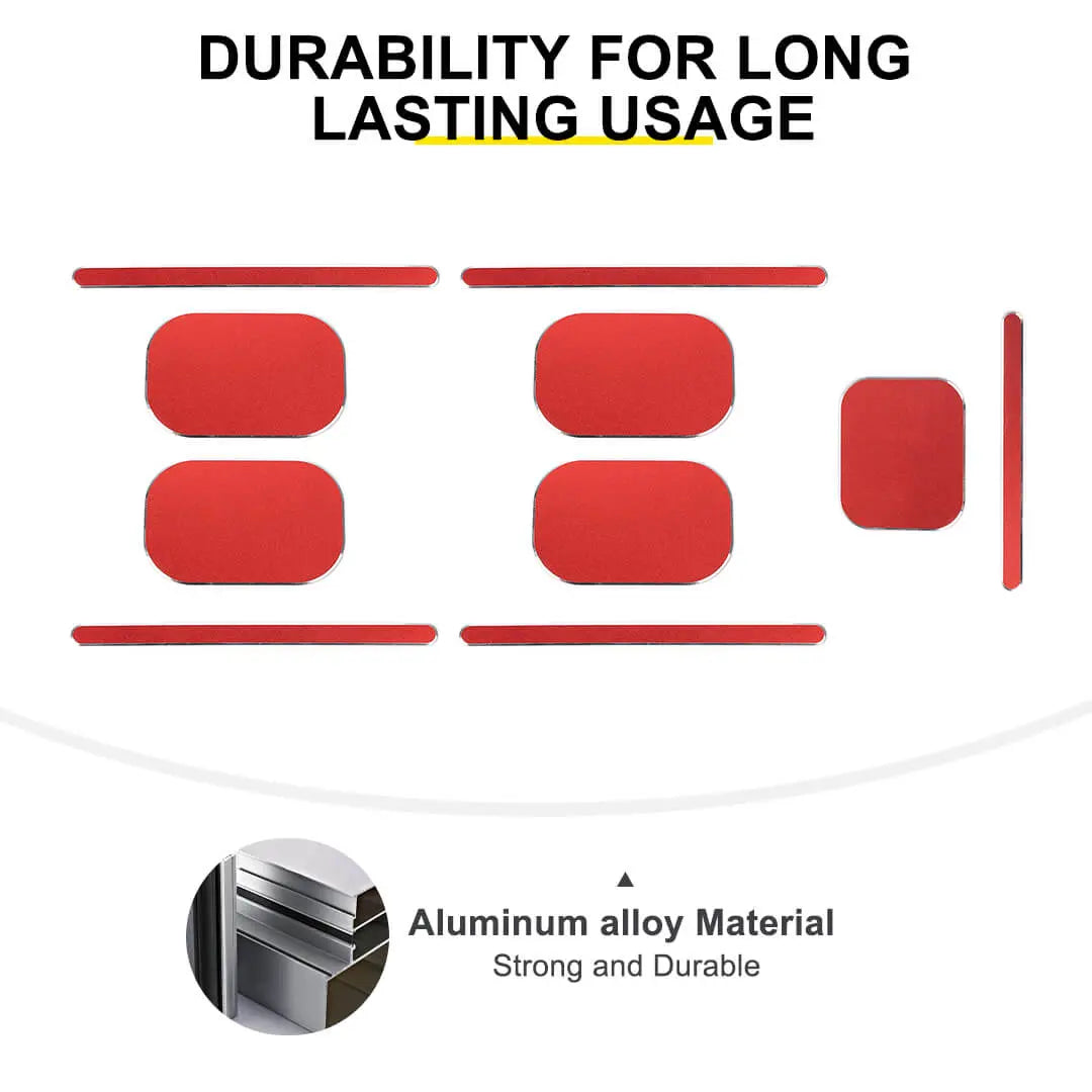 For 2018+ Jeep Wrangler JL 4-Door Version Exterior Door Handle Bowl Sticker Trim Cover (5 pcs)