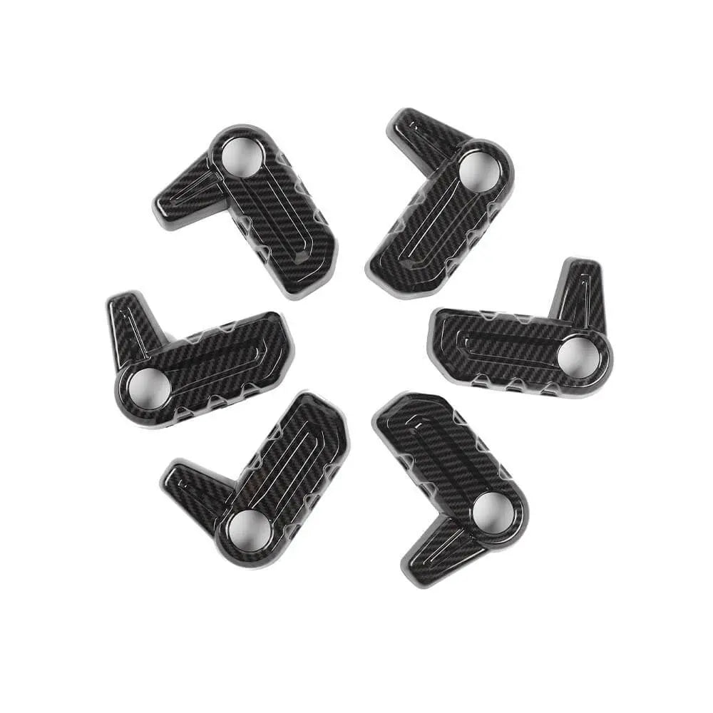 For 2018+ Jeep Wrangler JL Gladiator JT 6 x Hardtop Release Switch Cover Car Roof Remove Trim