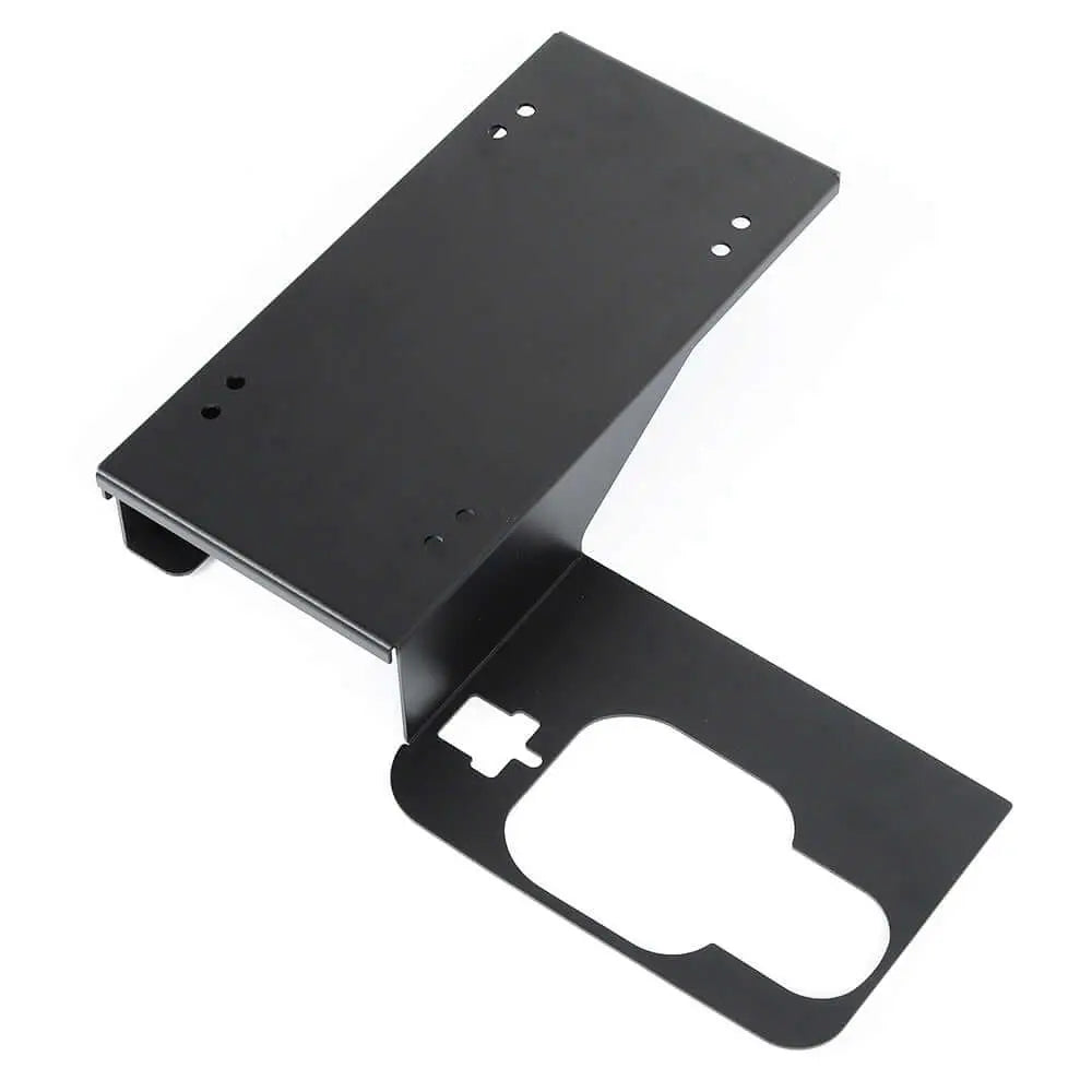 For 2018+ Jeep Wrangler JL Black Tailgate Door Grab Handle License Plate Holder Bracket