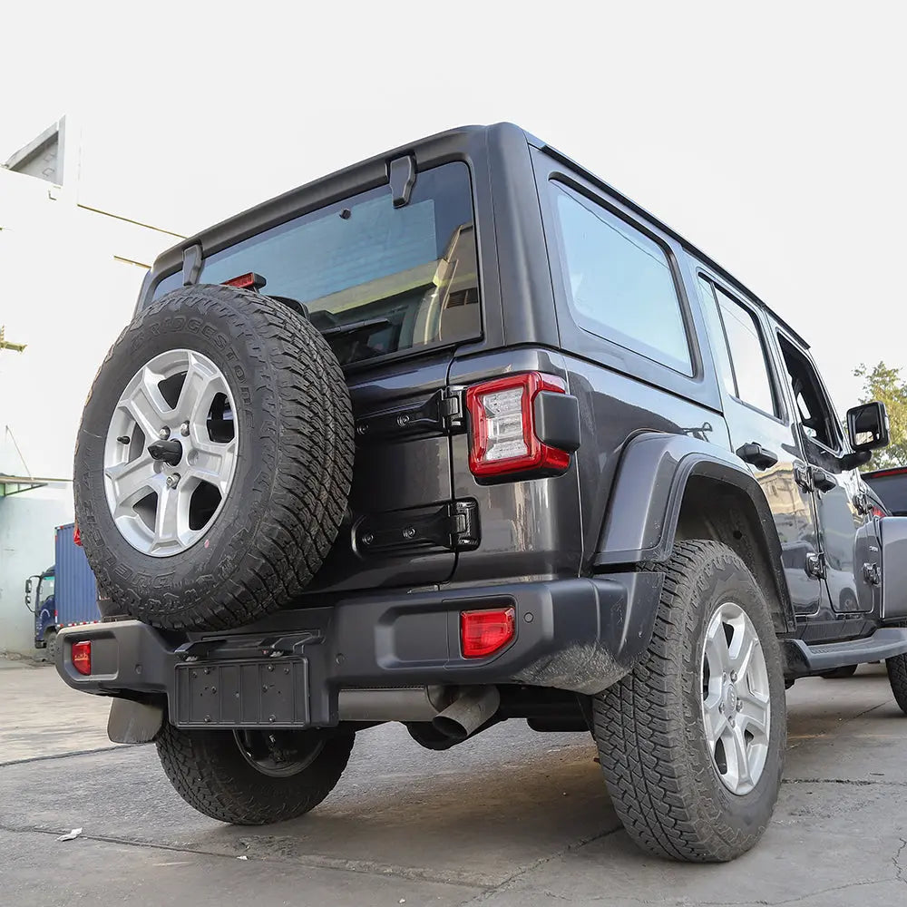 For 2018+ Jeep Wrangler JL Car Exterior Tailgate Hinge Cover Trim