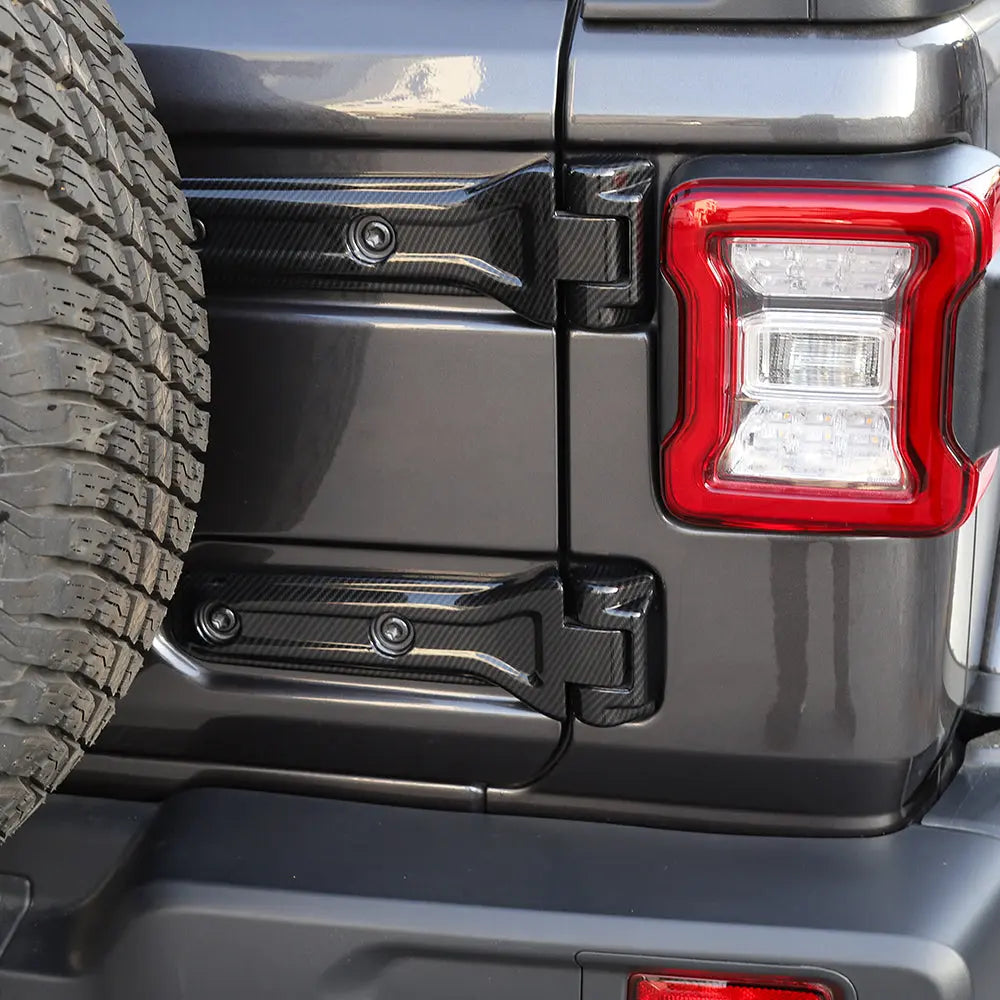 For 2018+ Jeep Wrangler JL Car Exterior Tailgate Hinge Cover Trim