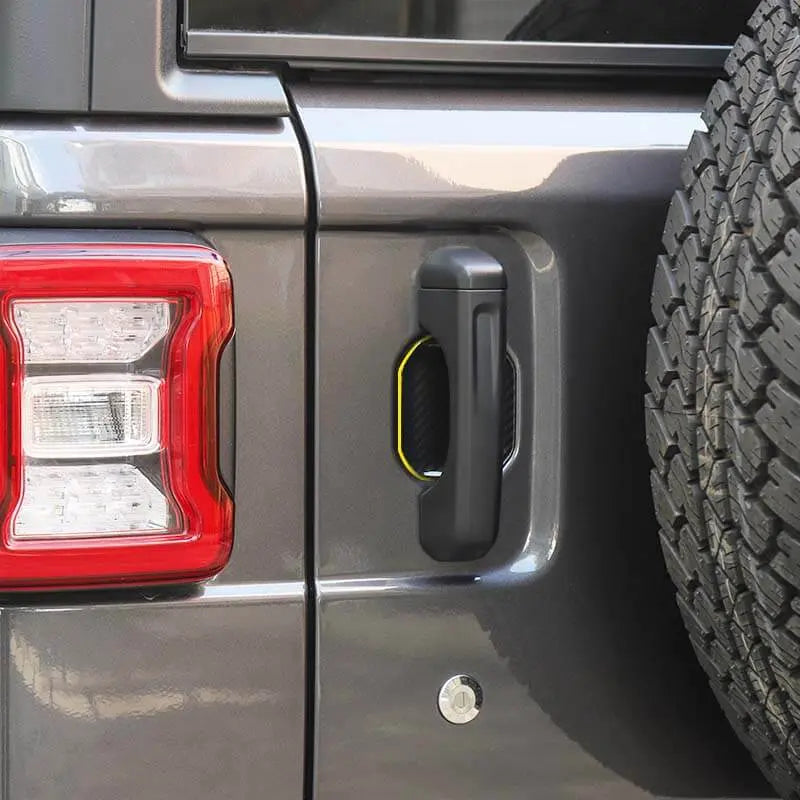 For 2018+ Jeep Wrangler JL 2-Door Car Handle Shell Door Bowl Cover Trim Decor (9 pcs)