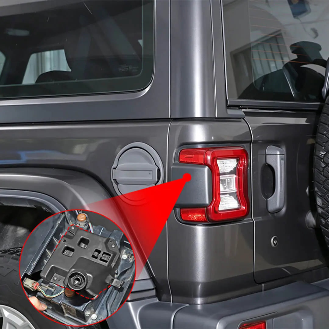 For 2018+ Jeep Wrangler JL Car Rear Taillight Bracket Tail Light Holder OEM Parts（2 pcs）