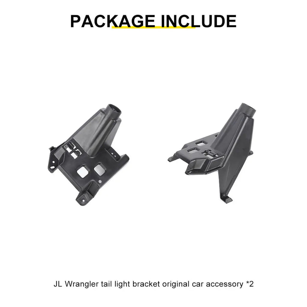 For 2018+ Jeep Wrangler JL Car Rear Taillight Bracket Tail Light Holder OEM Parts（2 pcs）