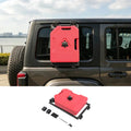 For 2018+ Jeep Wrangler JL Exterior Car Rear Window Mount Climbing Ladder Water/Gal Tank Accessories