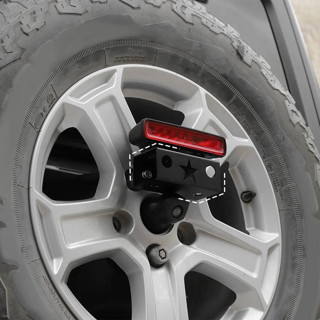 For 2018+ Jeep Wrangler JL Exterior Center High Mount Brake Light Relocation Bracket Accessories