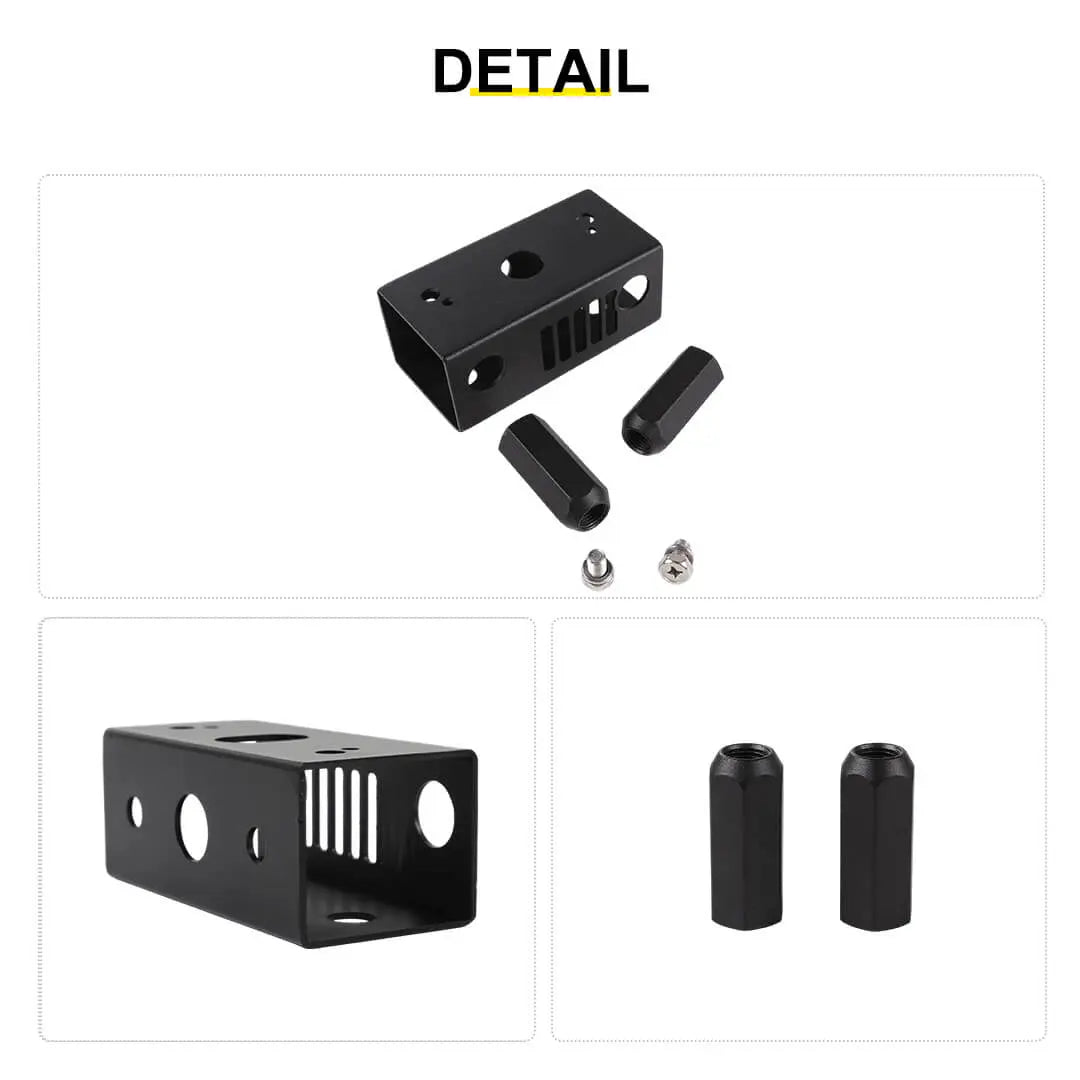 For 2018+ Jeep Wrangler JL Exterior Center High Mount Brake Light Relocation Bracket Accessories