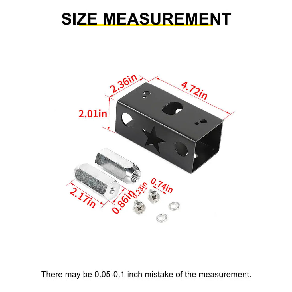 For 2018+ Jeep Wrangler JL Exterior Center High Mount Brake Light Relocation Bracket Accessories