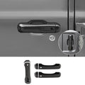 For 2018+ Jeep Wrangler JL Exterior Door Tailgate Handle Cover Trim Shell (3 pcs)