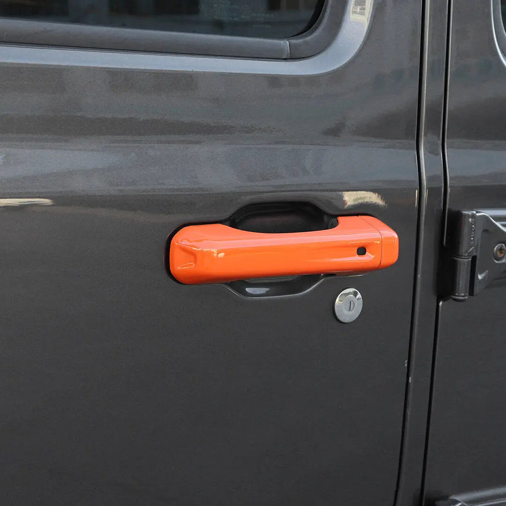 For 2018+ Jeep Wrangler JL Exterior Door Tailgate Handle Cover Trim Shell (3 pcs)
