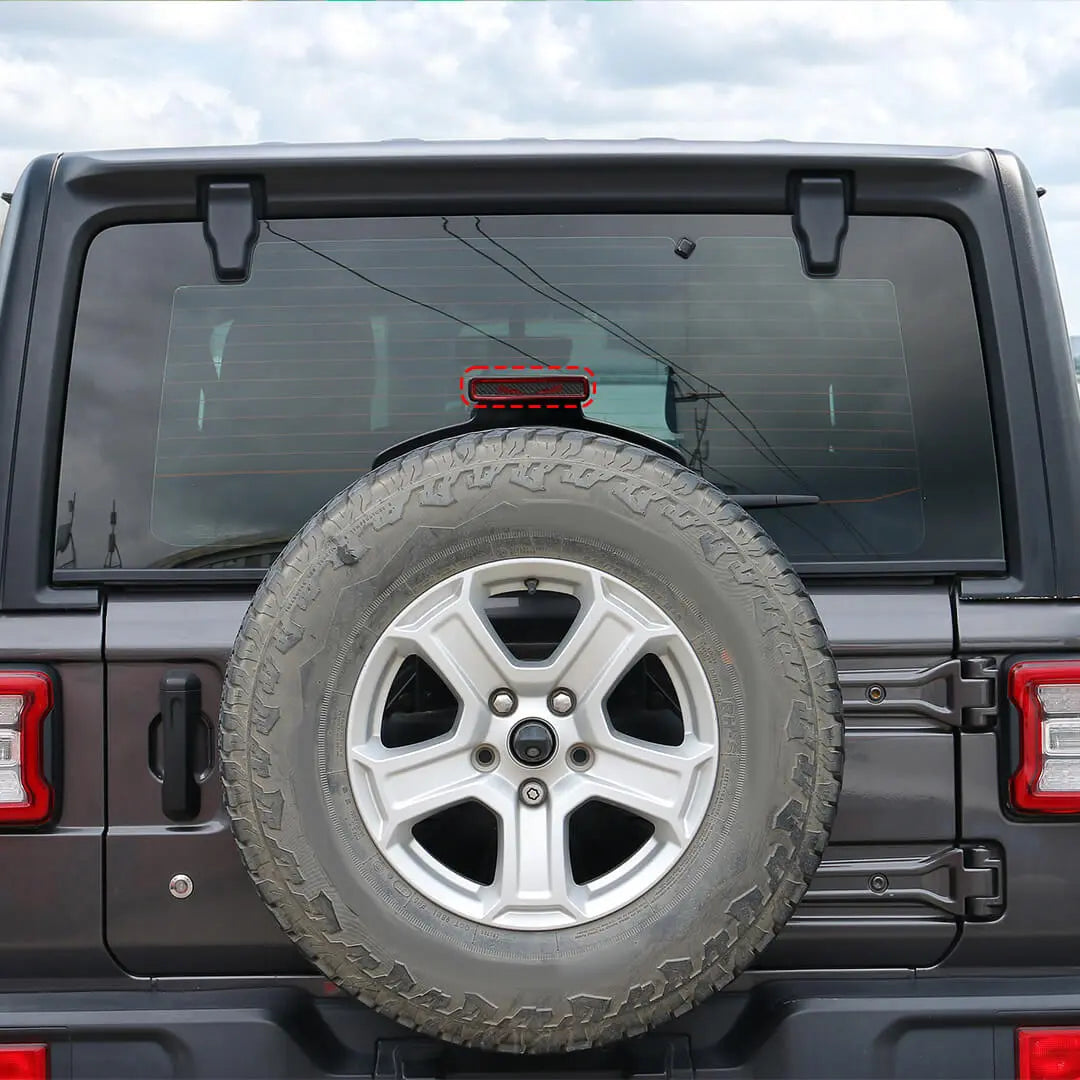 For 2018+ Jeep Wrangler JL Exterior High Brake Light Cover Trim