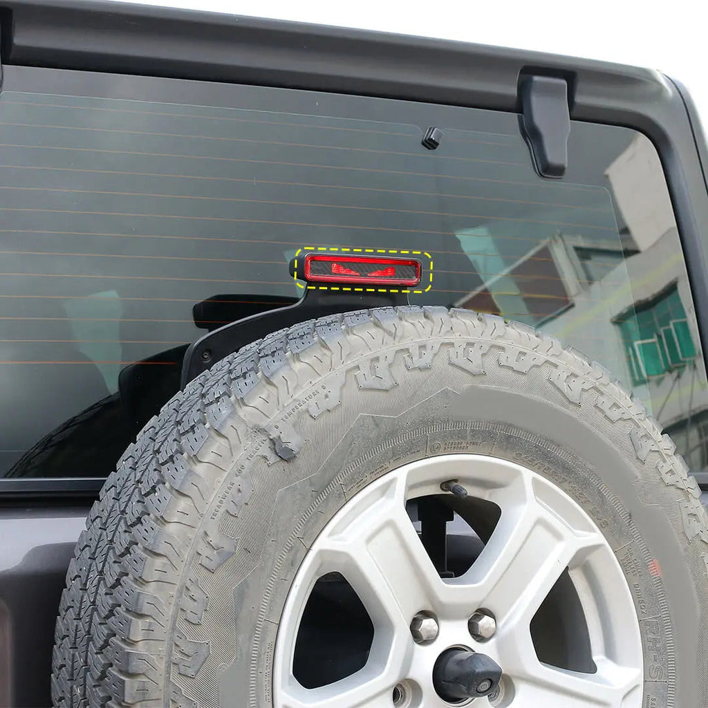 For 2018+ Jeep Wrangler JL Exterior High Brake Light Cover Trim