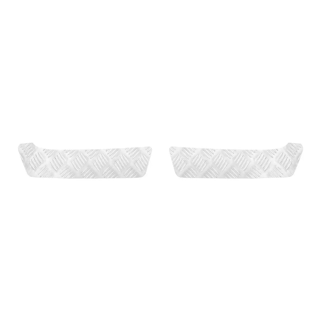 For 2018+ Jeep Wrangler JL Exterior Rear Bumper Protector Sill Plate Trim Cover (2 pcs)