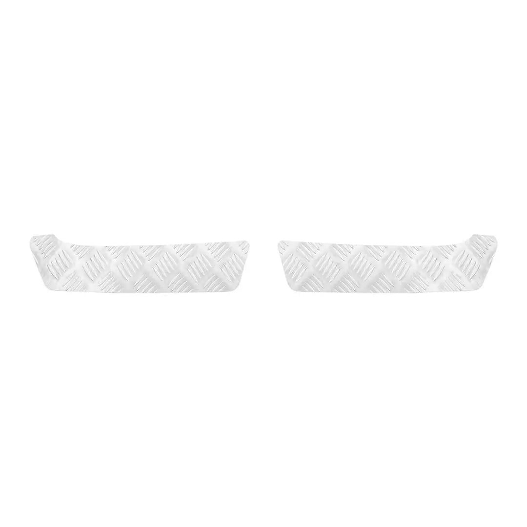 For 2018+ Jeep Wrangler JL Exterior Rear Bumper Protector Sill Plate Trim Cover (2 pcs)