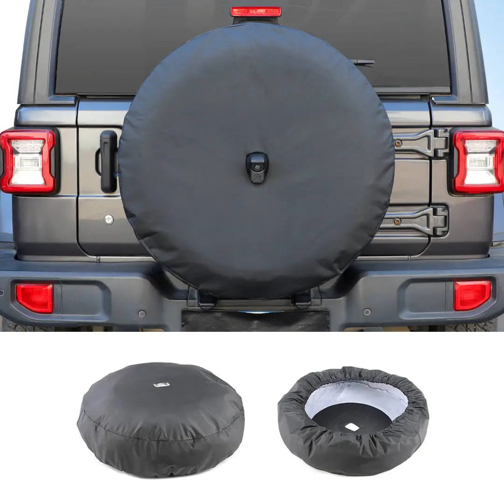For 2018+ Jeep Wrangler JL Exterior Rear Spare Tire Cover Spare Wheel Cover