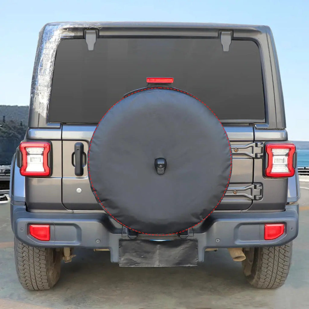 For 2018+ Jeep Wrangler JL Exterior Rear Spare Tire Cover Spare Wheel Cover