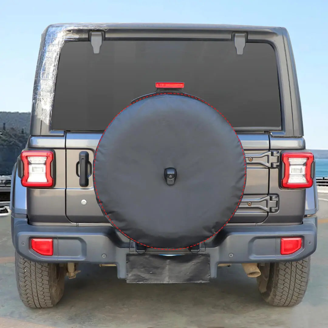 For 2018+ Jeep Wrangler JL Exterior Rear Spare Tire Cover Spare Wheel Cover