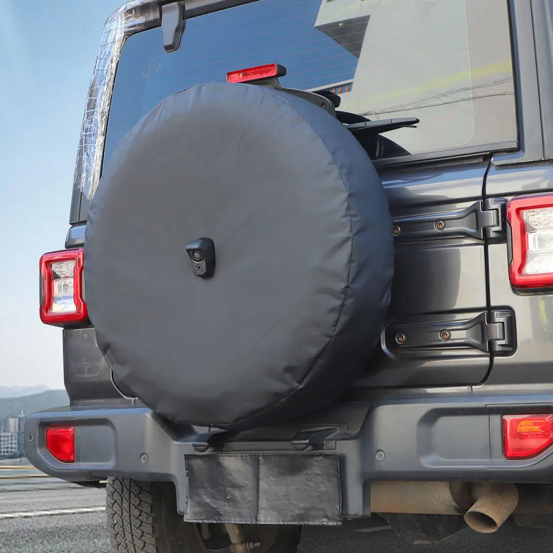For 2018+ Jeep Wrangler JL Exterior Rear Spare Tire Cover Spare Wheel Cover