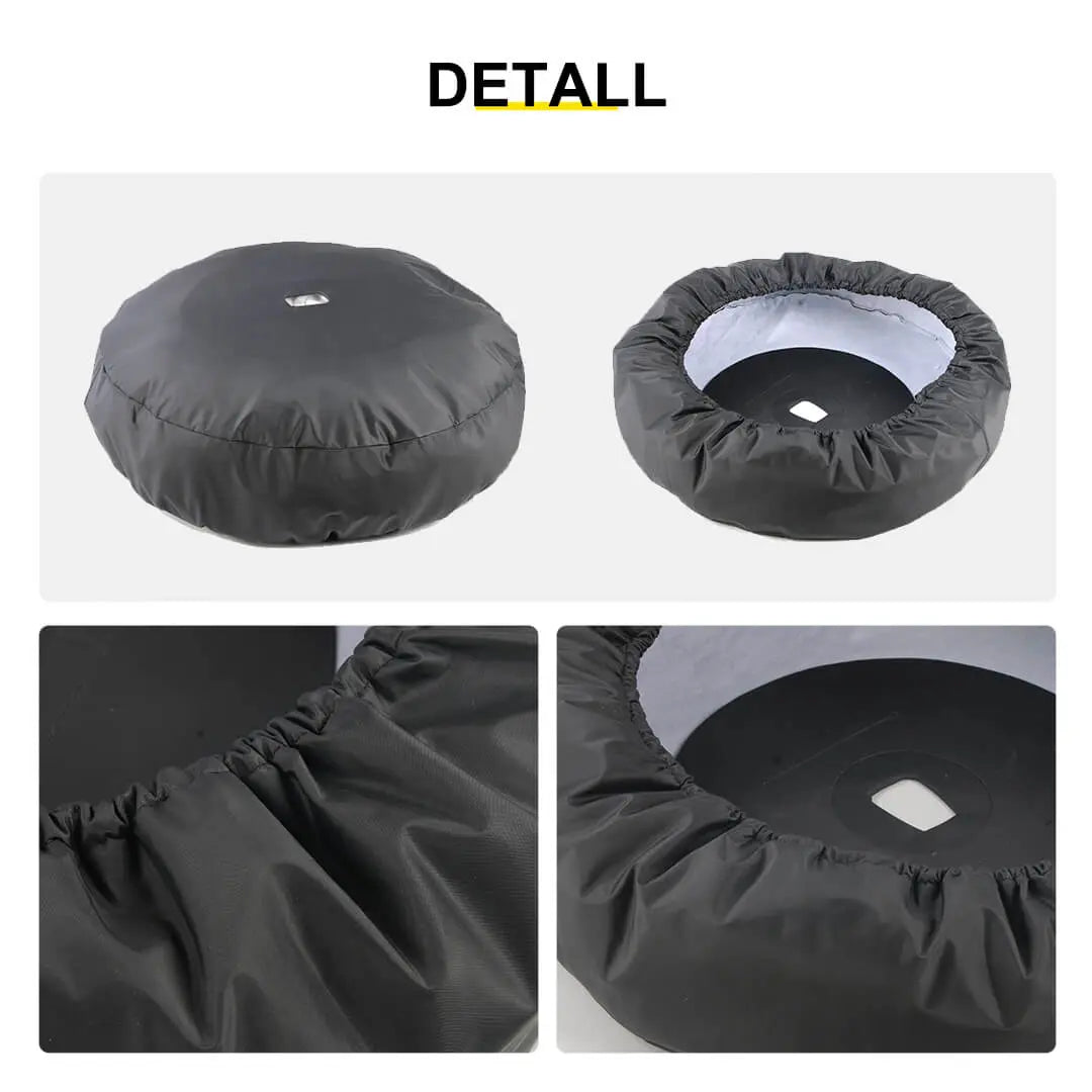 For 2018+ Jeep Wrangler JL Exterior Rear Spare Tire Cover Spare Wheel Cover