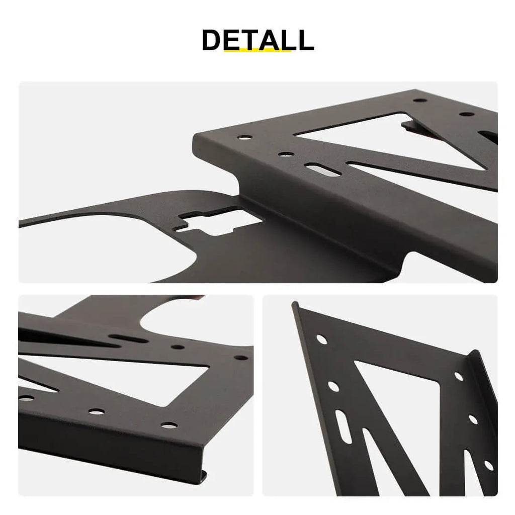 For 2018+ Jeep Wrangler JL Exterior Rear Tailgate Door Handle License Plate Holder Bracket