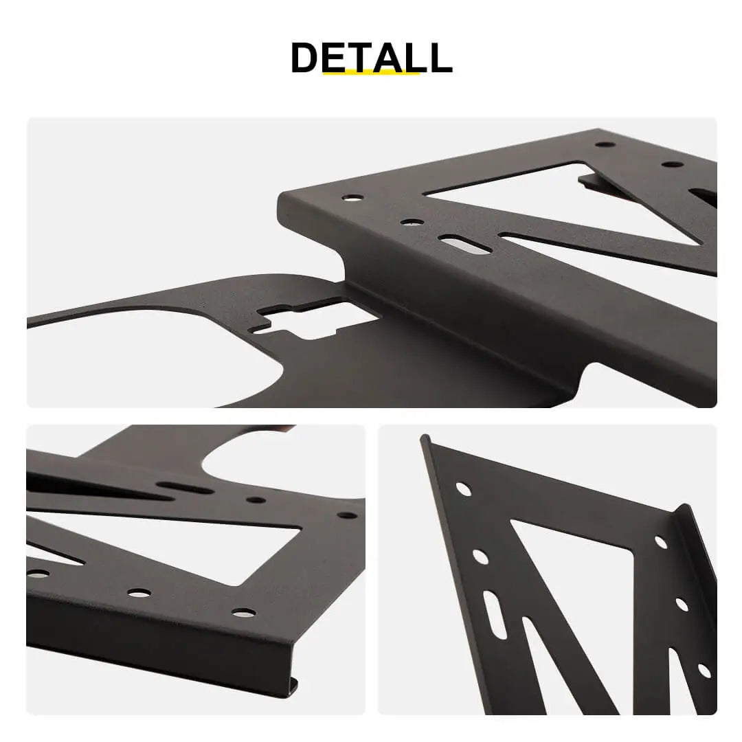 For 2018+ Jeep Wrangler JL Exterior Rear Tailgate Door Handle License Plate Holder Bracket