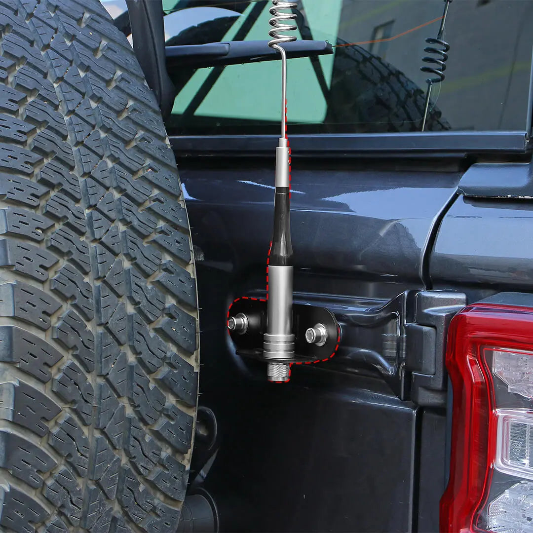 For 2018+ Jeep Wrangler JL Exterior Tailgate Rear Door Hinge Antenna Bracket