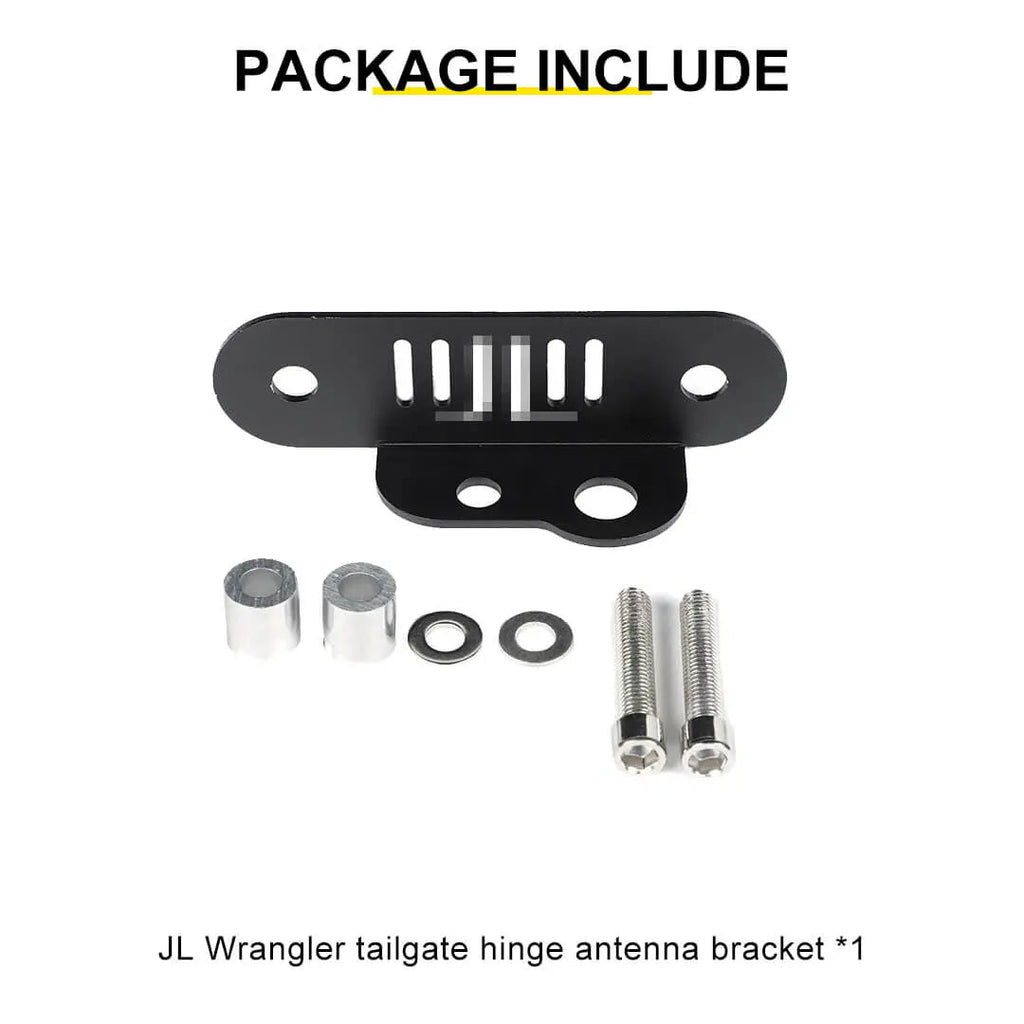 For 2018+ Jeep Wrangler JL Exterior Tailgate Rear Door Hinge Antenna Bracket