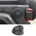 For 2018+ Jeep Wrangler JL Fuel Tank Gas Cap Cover Trim Black American Flag NOT FIT 4XE