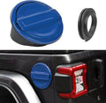 For 2018+ Jeep Wrangler JL Gas Tank Cap Aluminum Fuel Filler Door Cover Not FIT 4XE