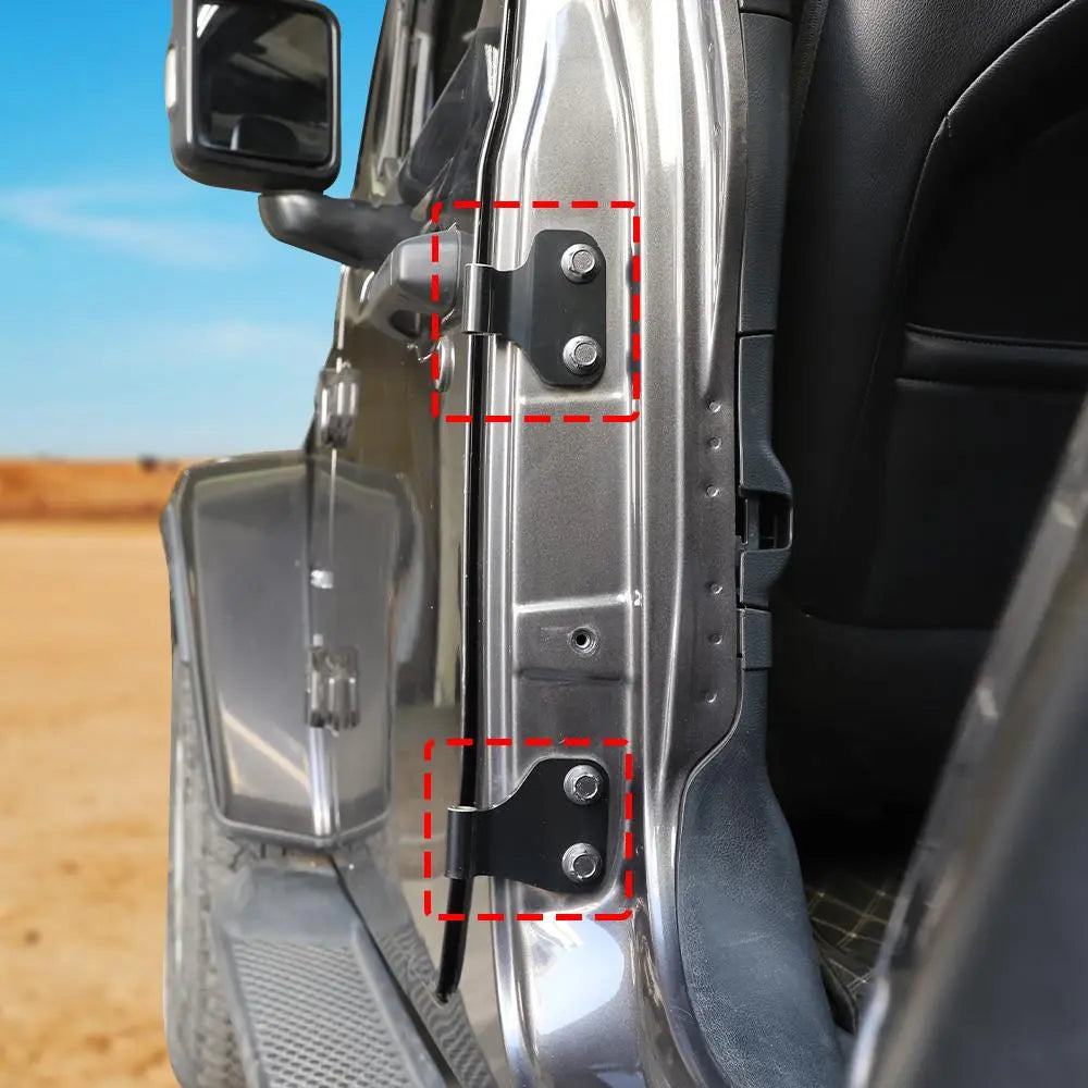 For 2018+ Jeep Wrangler JL/Gladiator JT 2/4-Door Inner Door Body Hinge Original Car Black