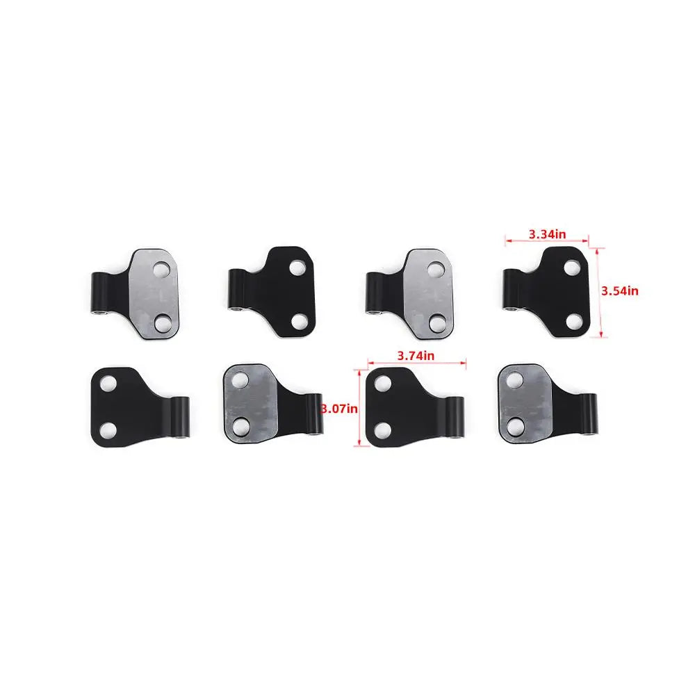 For 2018+ Jeep Wrangler JL/Gladiator JT 2/4-Door Inner Door Body Hinge Original Car Black