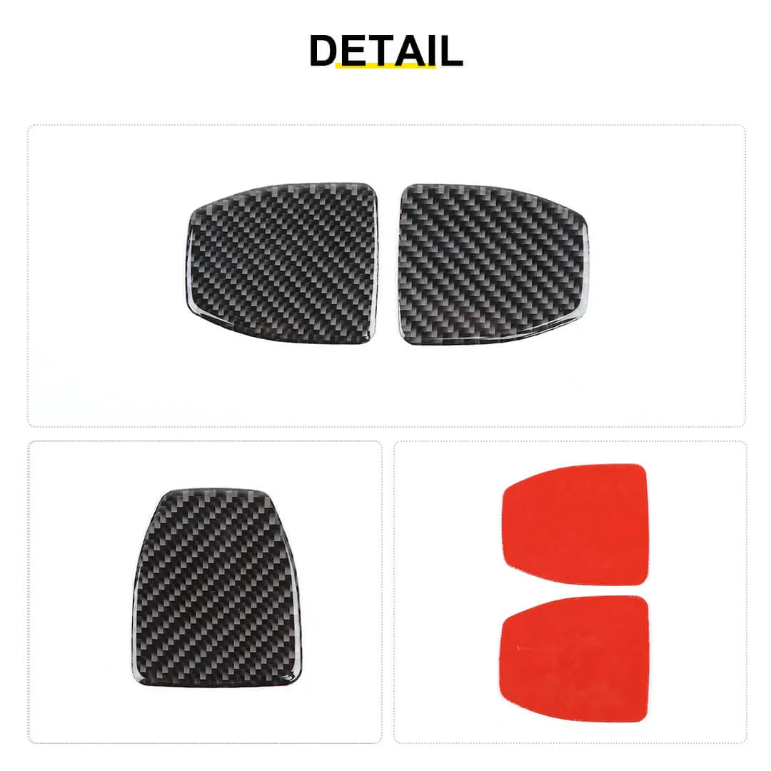 For 2018+ Jeep Wrangler JL/Gladiator JT 4-Door Interior Door Handle Bowl Cover Trim