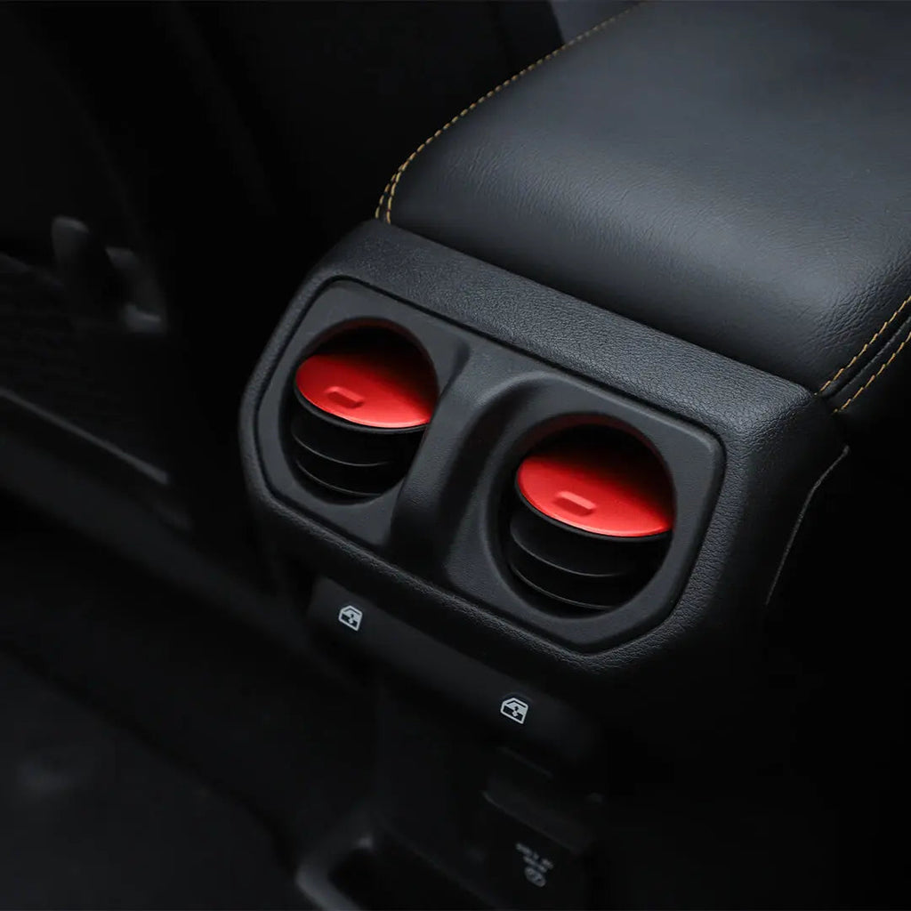 For 2018+ Jeep Wrangler JL / Gladiator JT 6 x Dashboard & Armrest Box Air Condition Vent Cover Trim