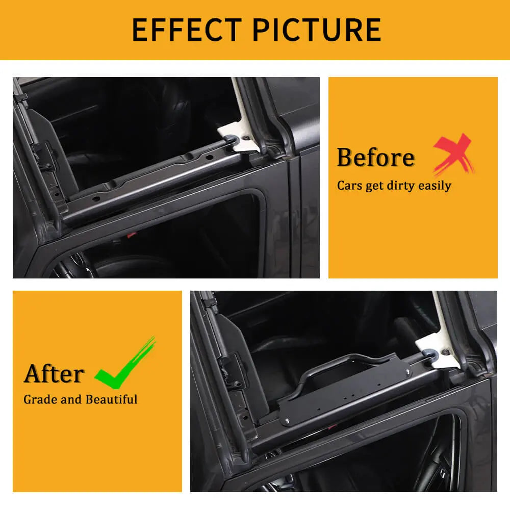 For 2018+ Jeep Wrangler JL Gladiator JT Alloy/Iron Car Roof Hard Top Grab Handles