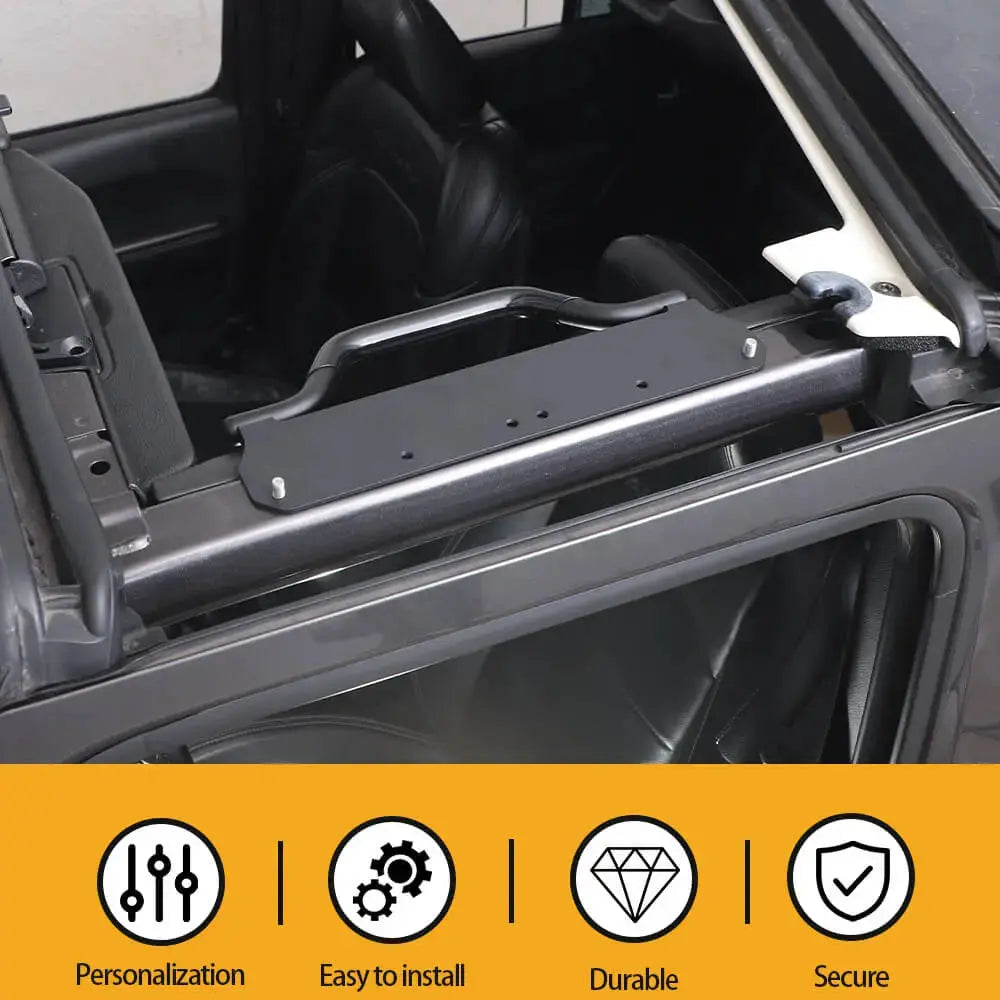 For 2018+ Jeep Wrangler JL Gladiator JT Alloy/Iron Car Roof Hard Top Grab Handles