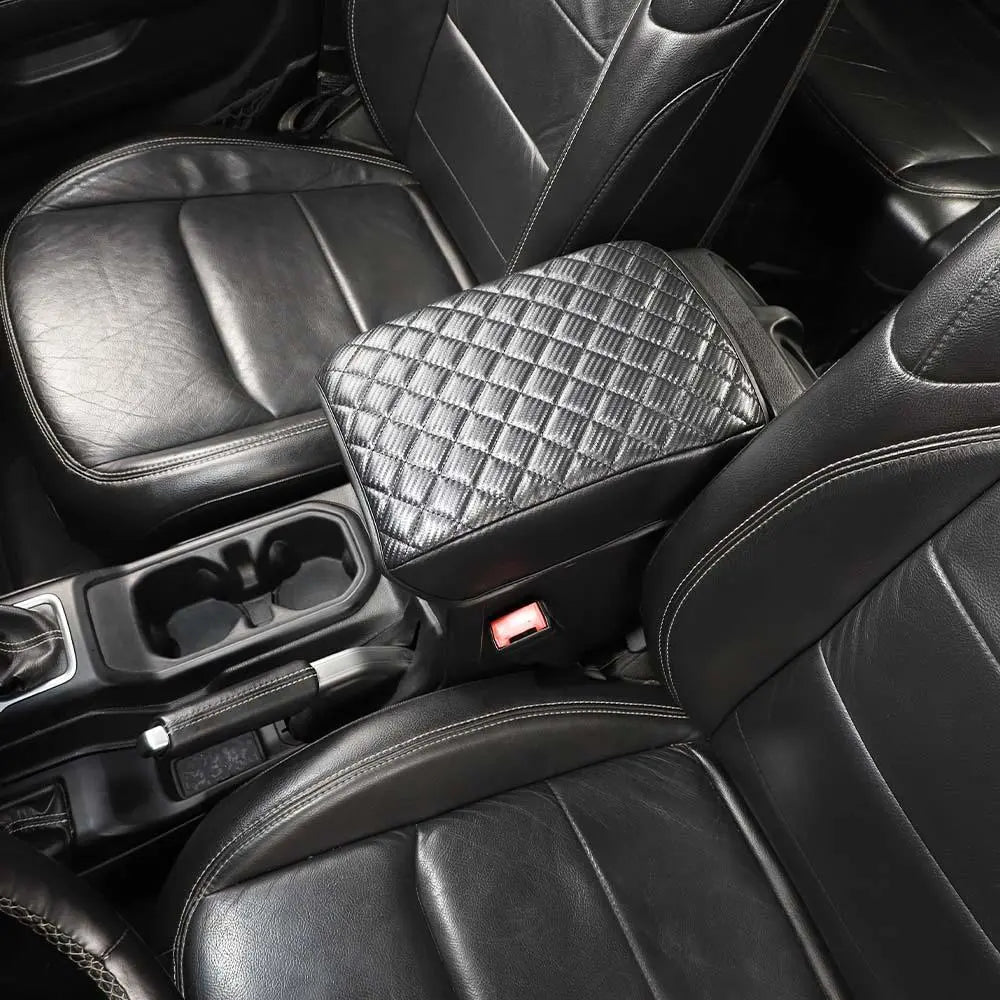 For 2018+ Jeep Wrangler JL / Gladiator JT Armrest Cushion Cover Console Box Pad Protector