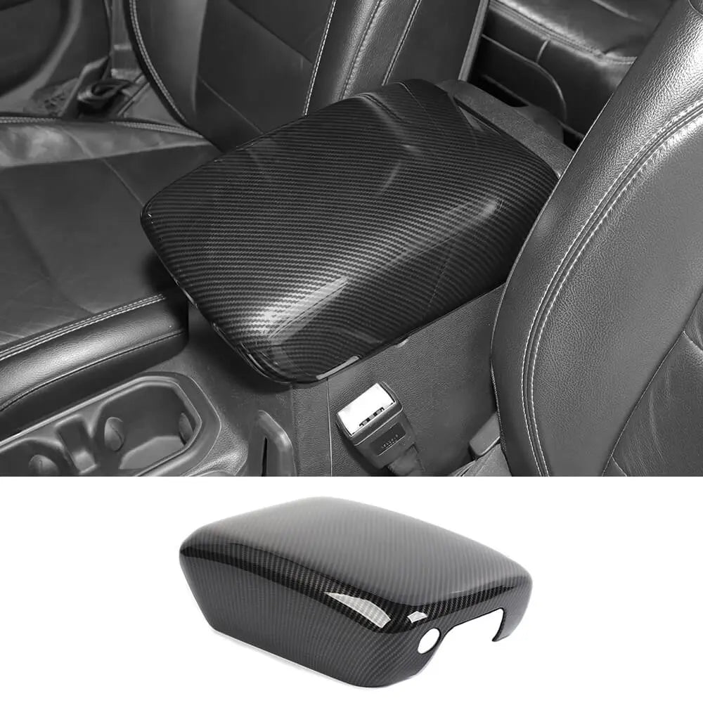 For 2018+ Jeep Wrangler JL & Gladiator JT Central Console Armrest Box Panel Cover Trim