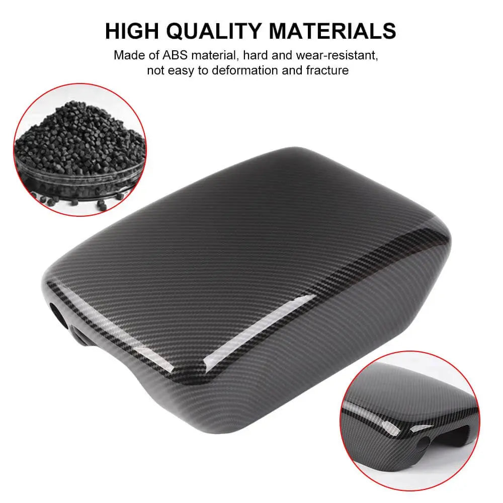 For 2018+ Jeep Wrangler JL & Gladiator JT Central Console Armrest Box Panel Cover Trim