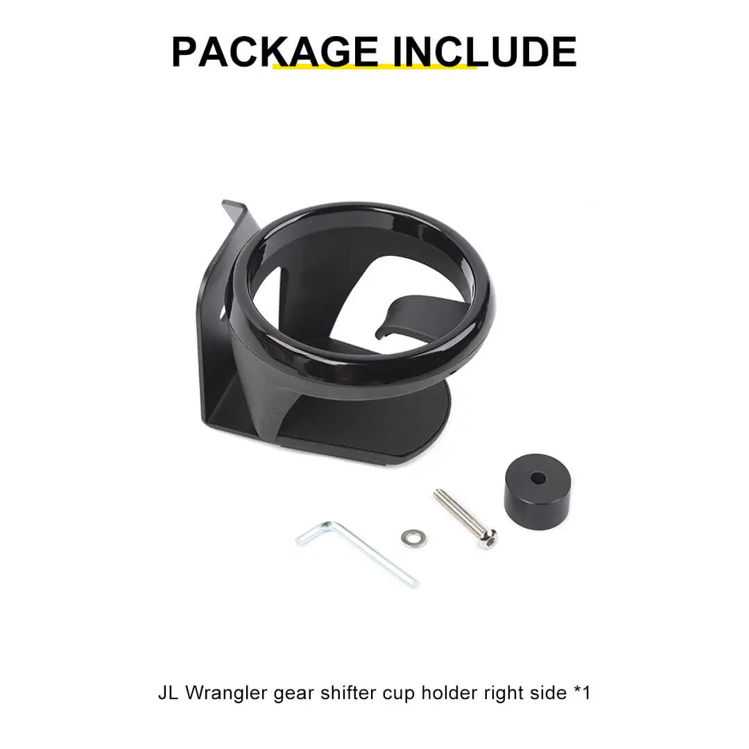 For 2018+ Jeep Wrangler JL/Gladiator JT Drink Water Cup Holder Mount Bolt-on Stand Bracket