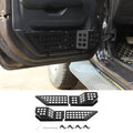 For 2018+ Jeep Wrangler JL/Gladiator JT Front Door Net Replacement Full-length Door Map Pockets Metal Storage Box Organizer