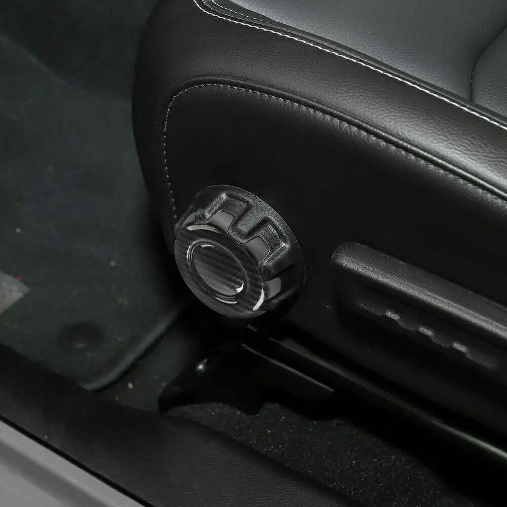 For 2018+ Jeep Wrangler JL Gladiator JT Seat Adjustment Knob Cover Trim