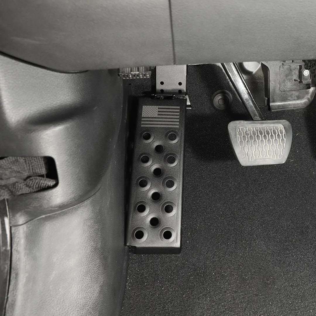 For 2018+ Jeep Wrangler JL Interior  Left Foot Rest Dead Pedal Pegs Panel Accessories
