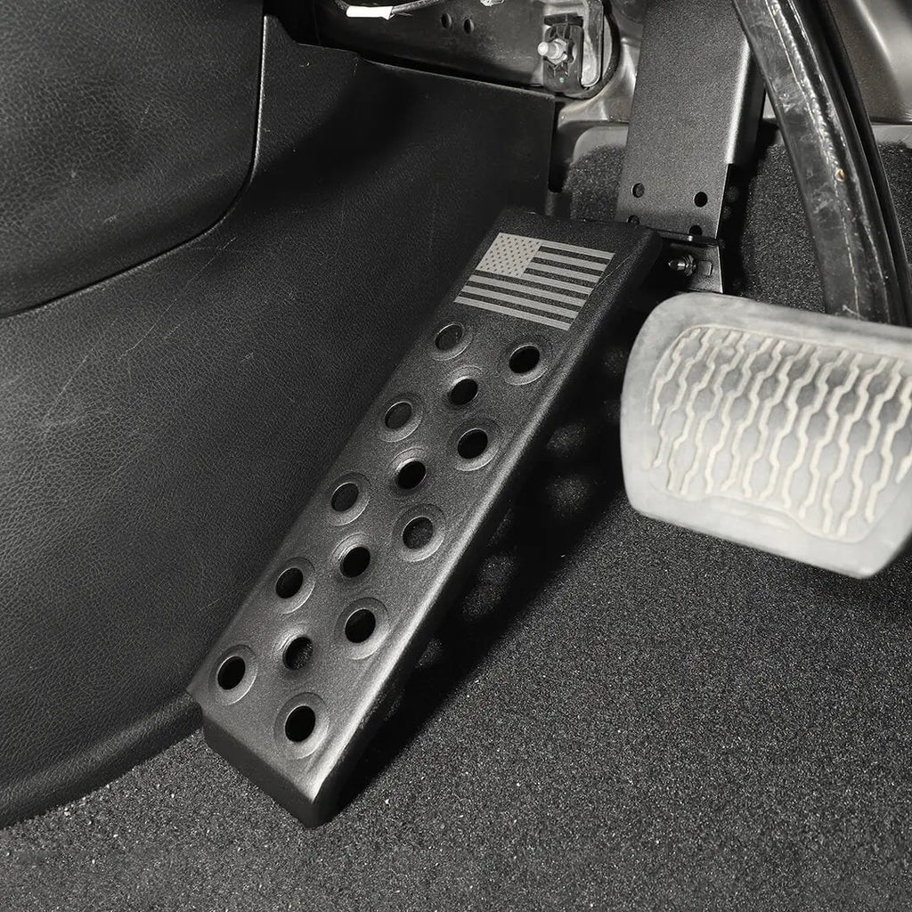 For 2018+ Jeep Wrangler JL Interior  Left Foot Rest Dead Pedal Pegs Panel Accessories