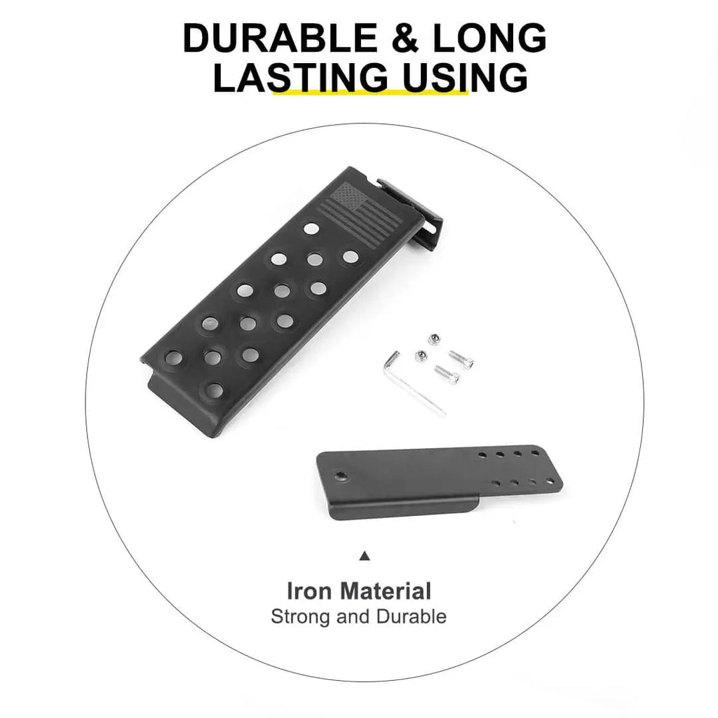 For 2018+ Jeep Wrangler JL Interior  Left Foot Rest Dead Pedal Pegs Panel Accessories