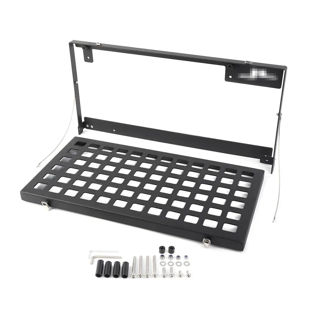 For 2018+ Jeep Wrangler JL Interior Rear Tailgate Table Cargo Shelf Storage Rack Accessories
