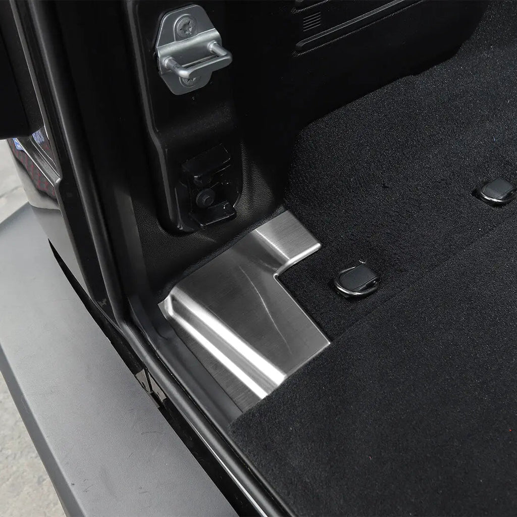 For 2018+ Jeep Wrangler JL Interior Rear Trunk Tail Box Guard Protect Trim Cover (2 pcs)