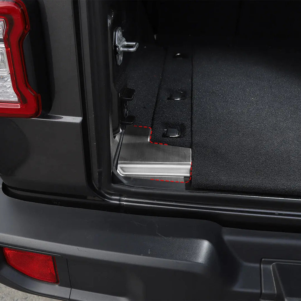 For 2018+ Jeep Wrangler JL Interior Rear Trunk Tail Box Guard Protect Trim Cover (2 pcs)