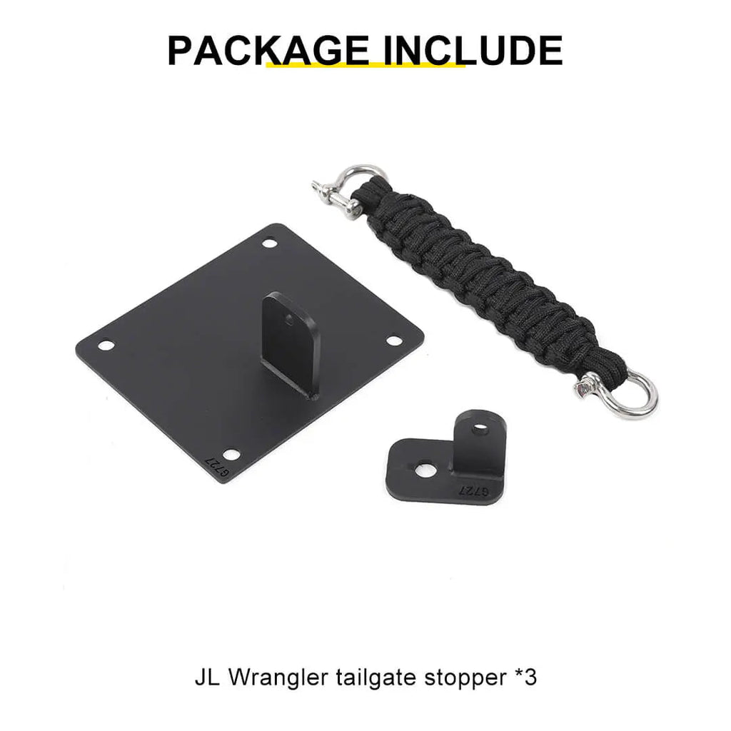 For 2018+ Jeep Wrangler JL Interior Tailgate Rear Door Stopper Limited Limiter Accessories