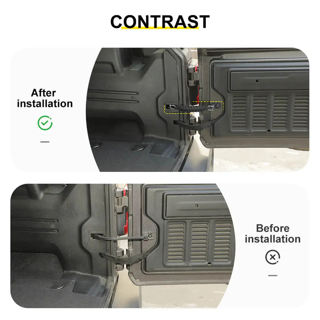For 2018+ Jeep Wrangler JL Interior Tailgate Rear Door Stopper Limited Limiter Accessories