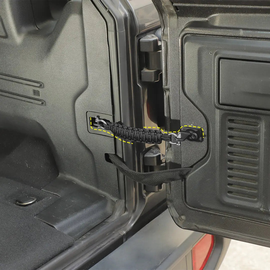 For 2018+ Jeep Wrangler JL Interior Tailgate Rear Door Stopper Limited Limiter Accessories